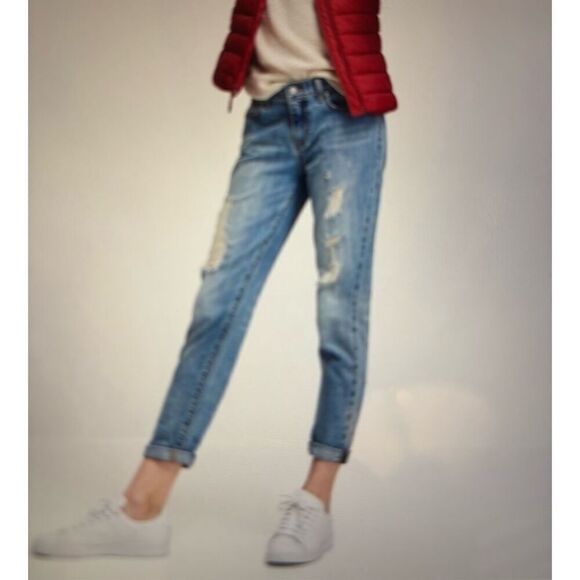 GAP Sexy Boyfriend Fit Distressed Jeans 12/31 - Picture 1 of 9